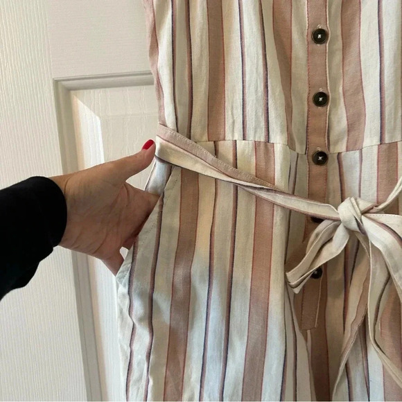 Billabong Sandy Toes Cotton Flax Jumpsuit - Picture 7 of 13